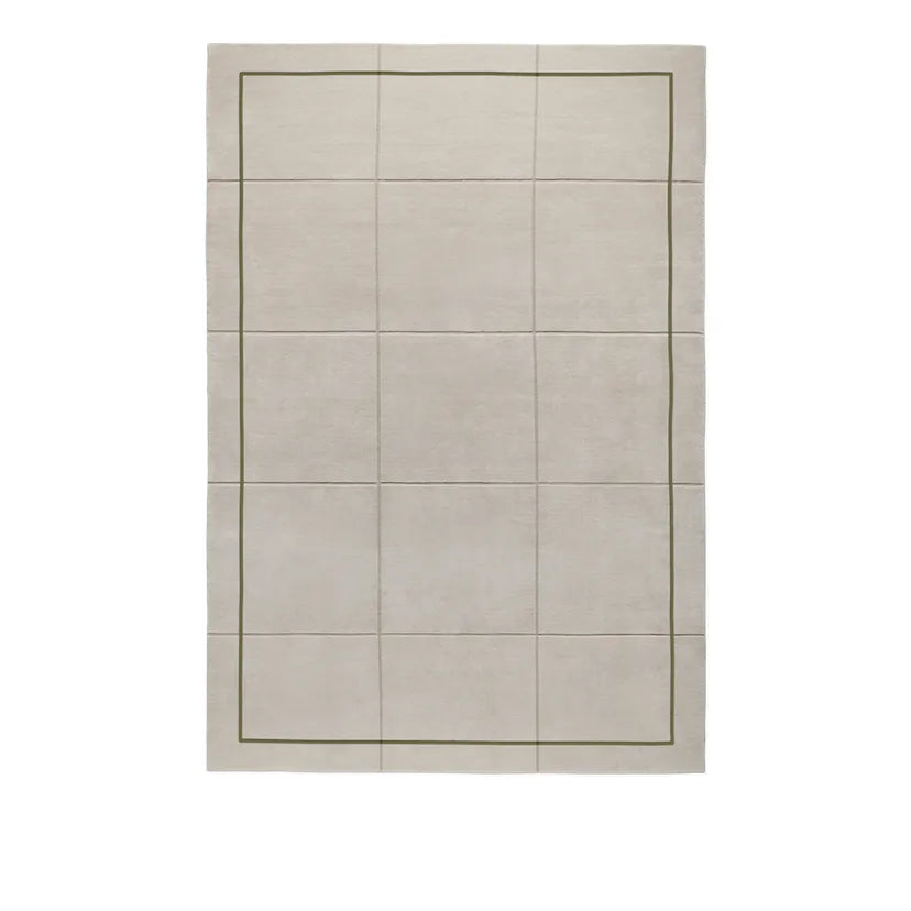 Scandi-Style Neutral Plaid Rug