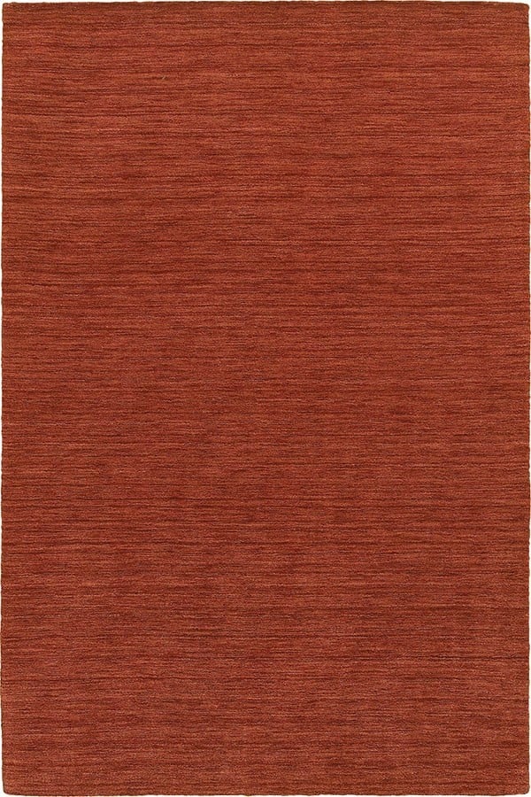 Hand Tufted Rug - Rust