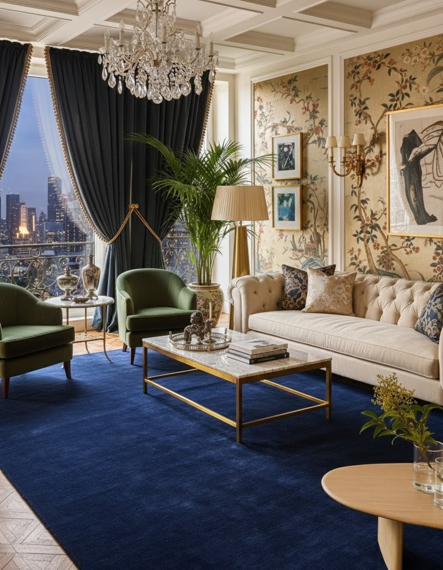 Hand Tufted Rug - Estate Blue