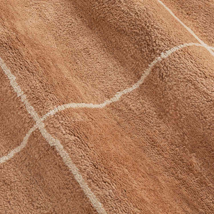 The Terracotta Checked Rug