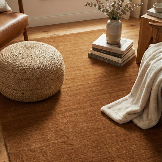 Hand Tufted Rug - Warm Caramel
