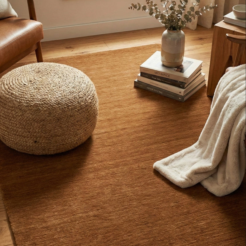 Hand Tufted Rug - Warm Caramel