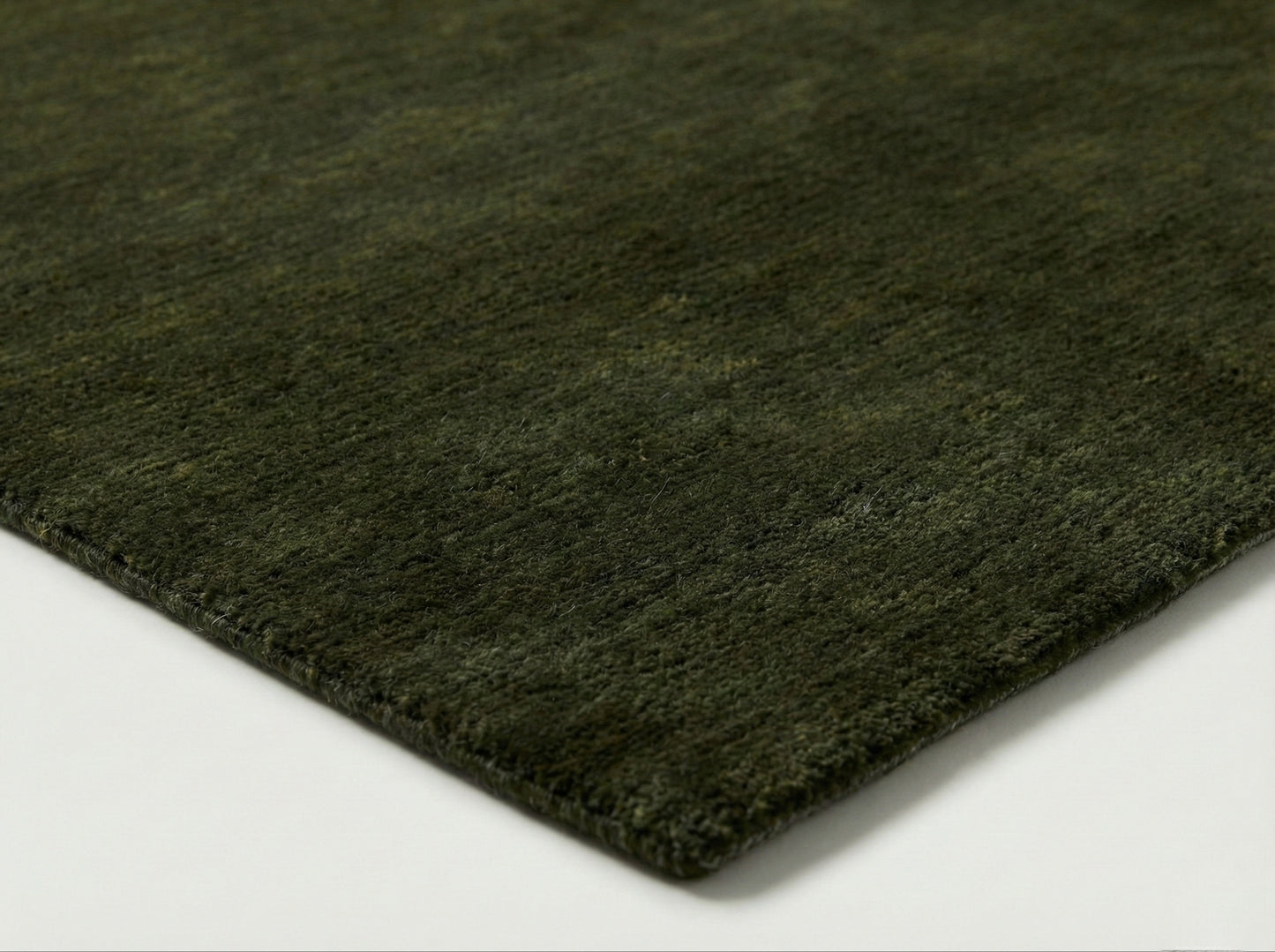 Hand Tufted Rug - Forest Green