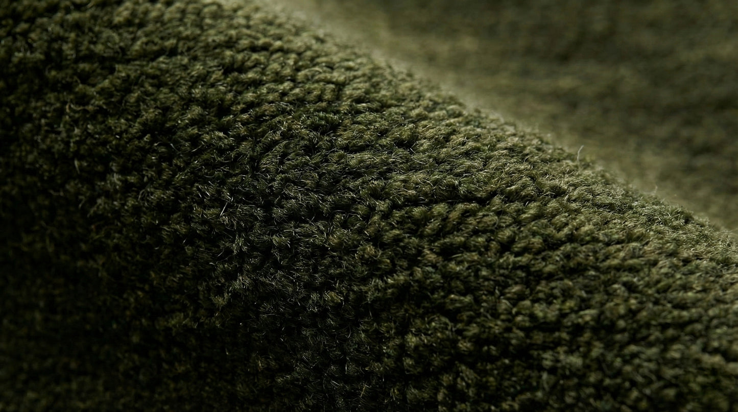 Hand Tufted Rug - Forest Green