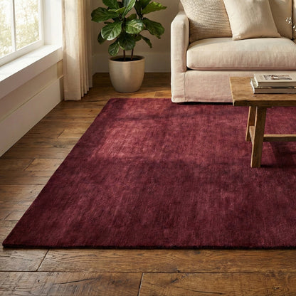 Hand Tufted Rug - Bordeaux