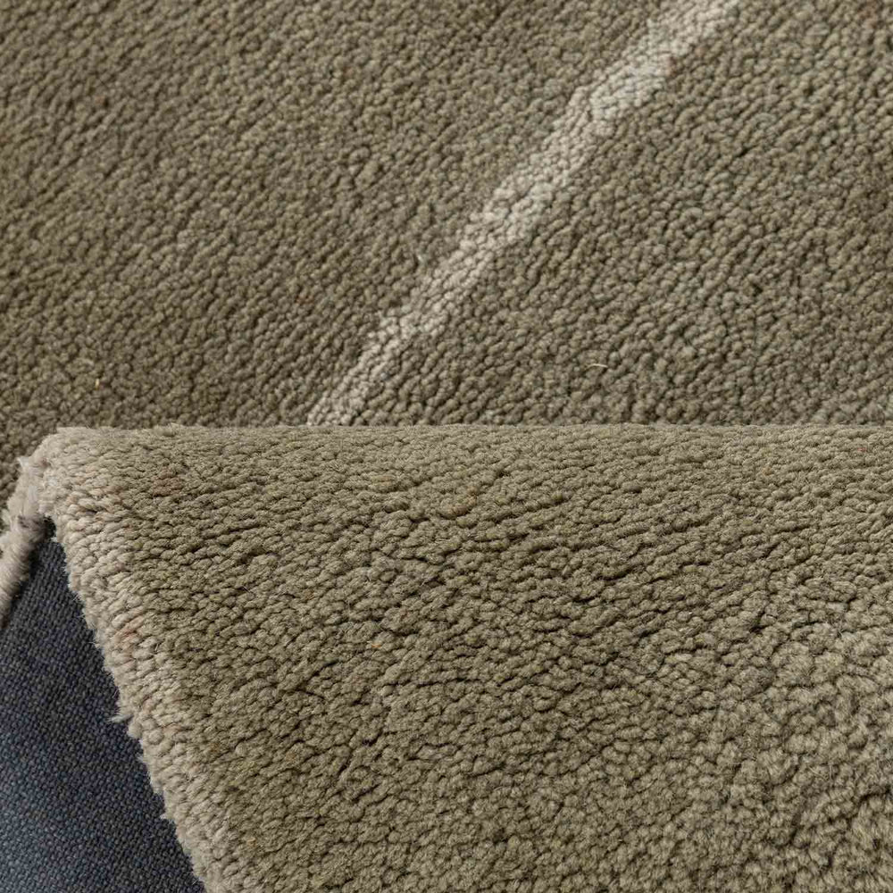 The Olive Green Checked Rug