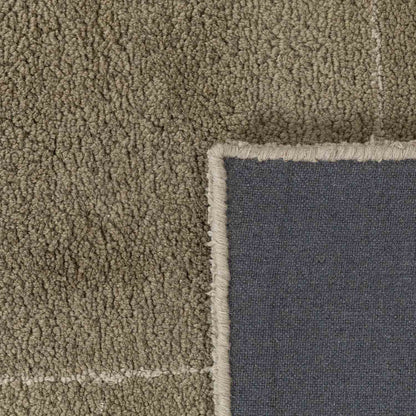 The Olive Green Checked Rug