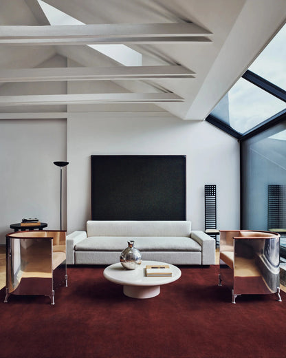 Hand Tufted Rug - Burgundy