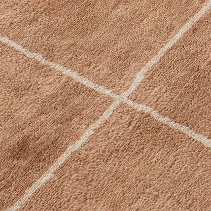 The Terracotta Checked Rug