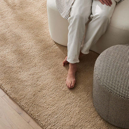 Hand Tufted Rug - Beige