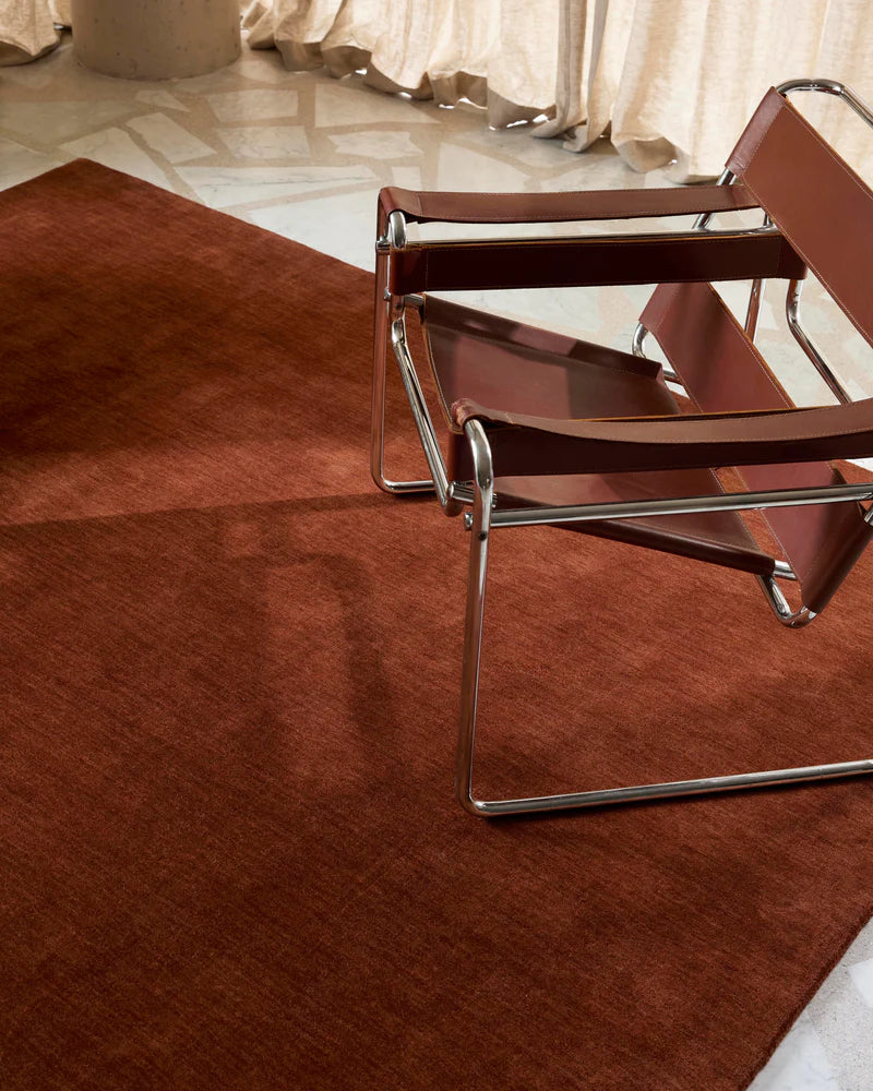 Hand Tufted Rug - Garnet Brown