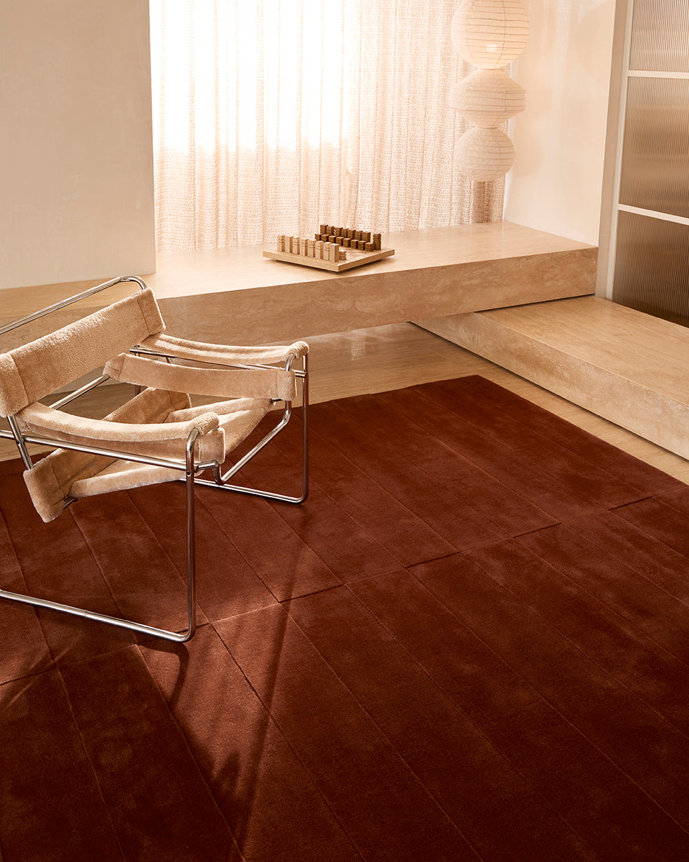 The Linear Brick Rug