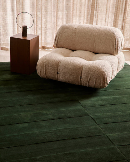 The Linear Emerald Rug