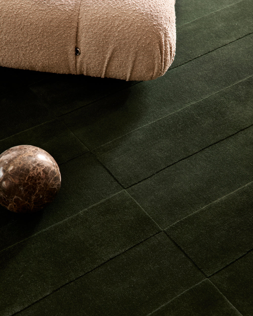 The Linear Emerald Rug