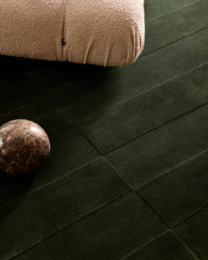 The Linear Emerald Rug