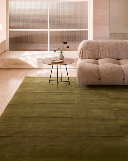 The Linear Olive Rug