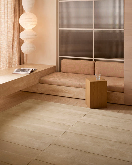 The Linear Beige Rug