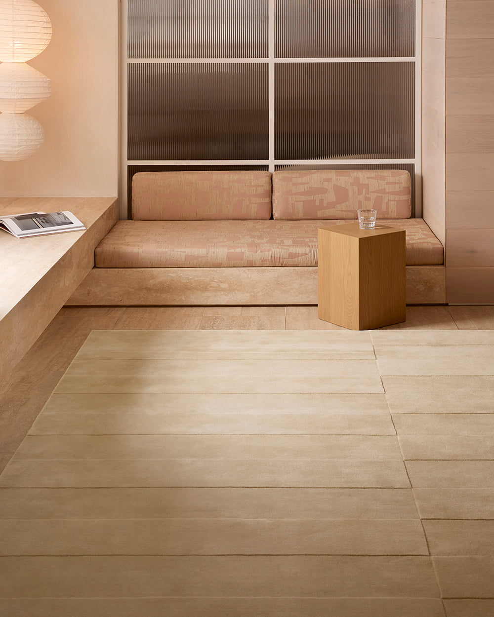 The Linear Beige Rug