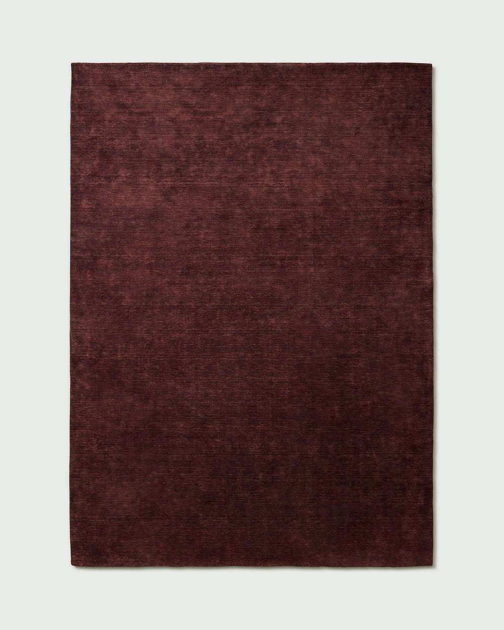 Hand Tufted Rug - Deep Wine