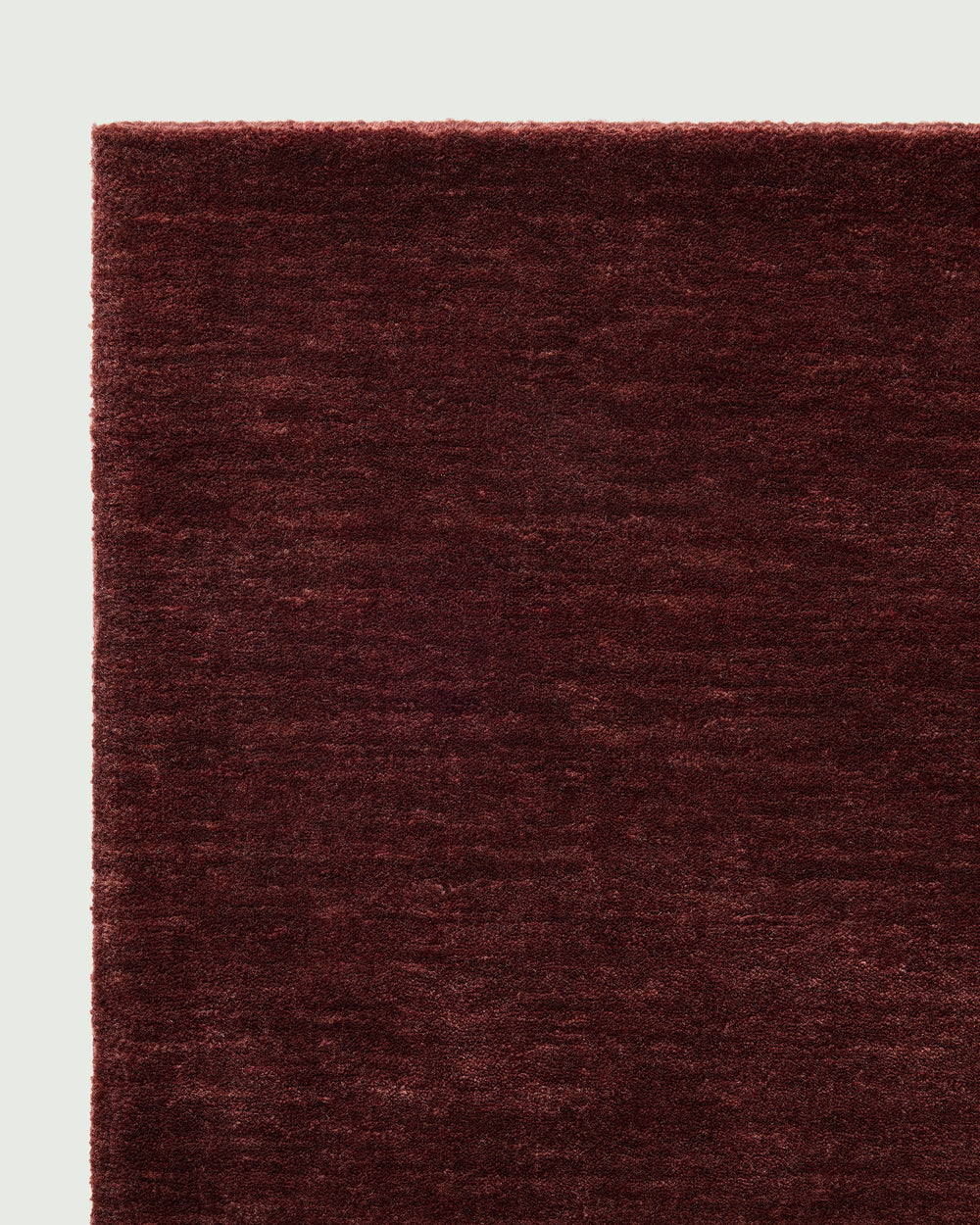 Hand Tufted Rug - Deep Wine