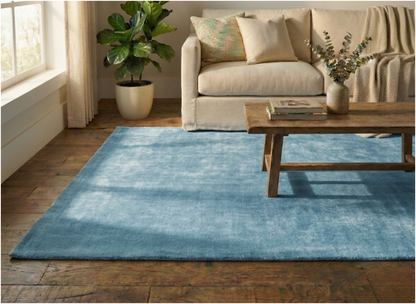 Hand Tufted Rug - Ice Blue