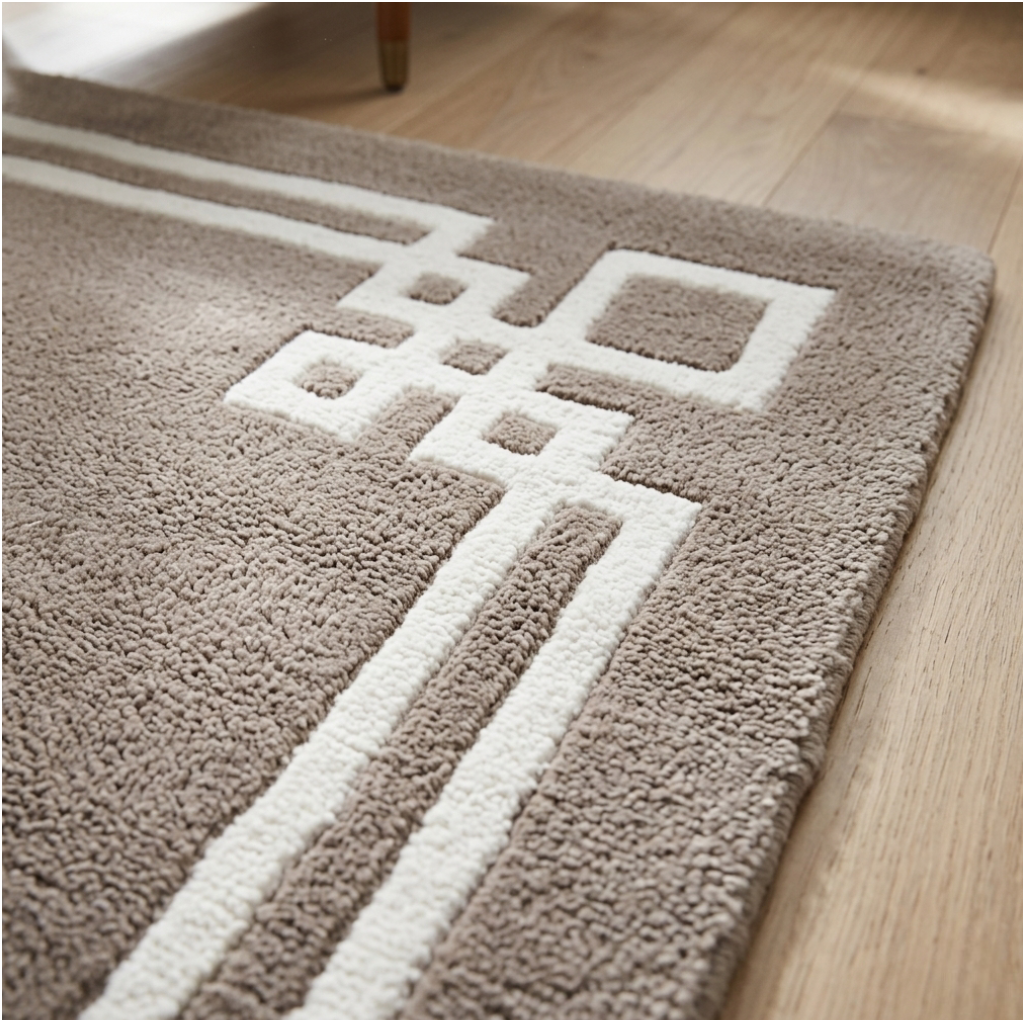 Estate Geometric Border Rug