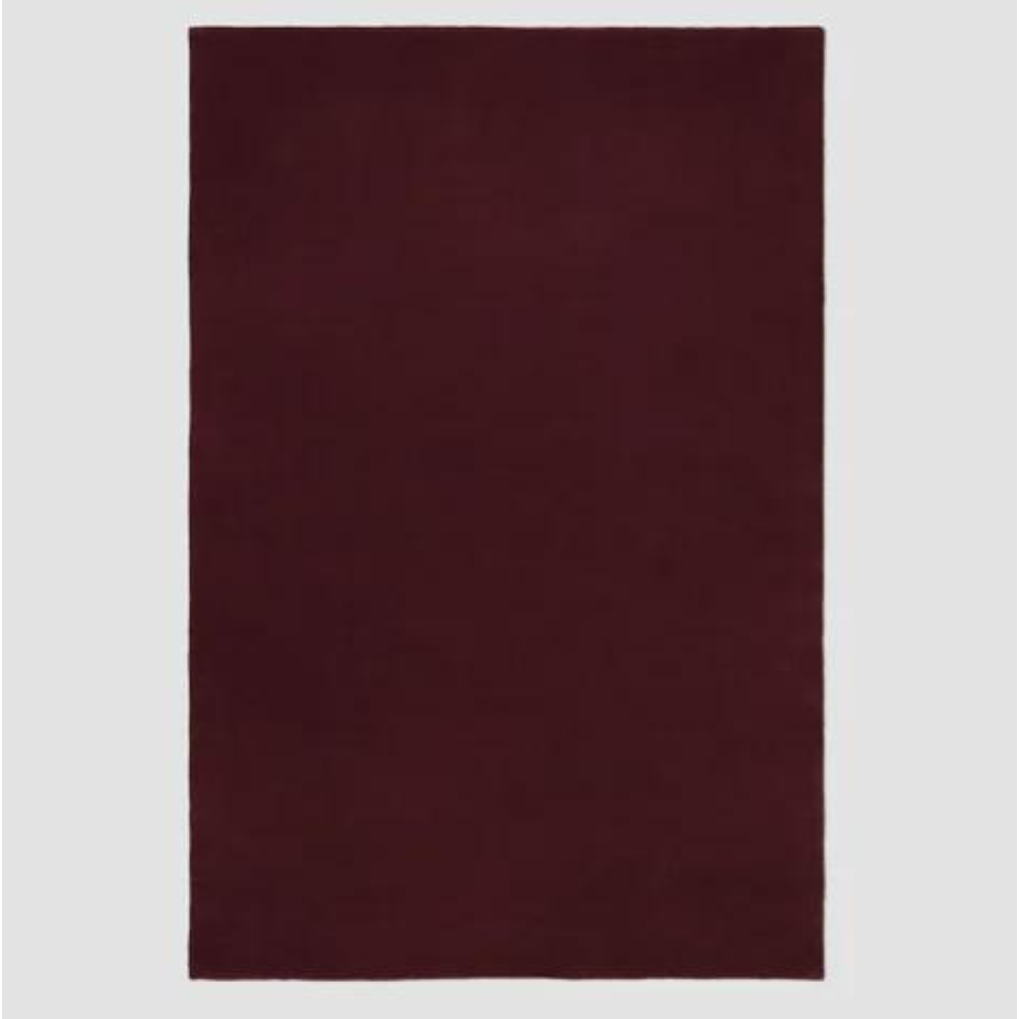 Hand Tufted Rug - Maroon