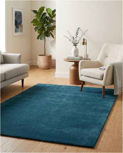 Hand Tufted Rug - Dark Teal