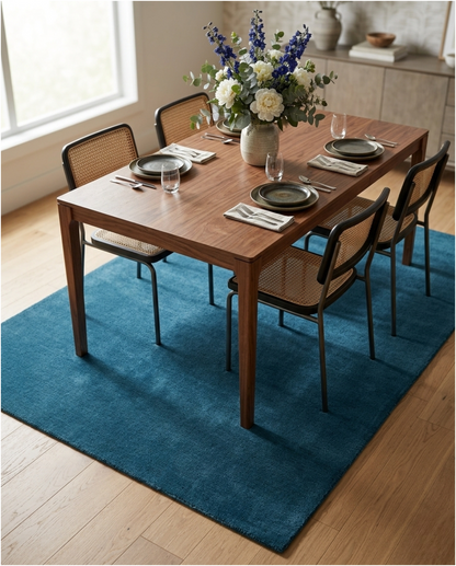 Hand Tufted Rug - Dark Teal