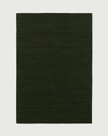 The Linear Emerald Rug