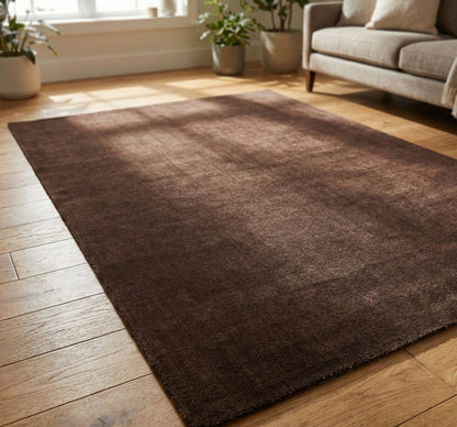 Hand Tufted Rug - Rich Brown