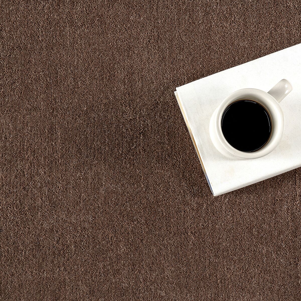 Hand Tufted Rug - Chocolate Brown