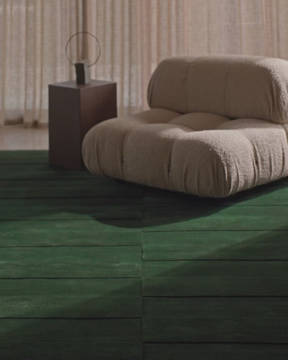 The Linear Emerald Rug