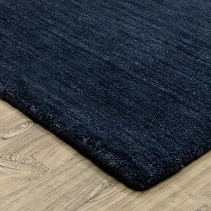 Hand Tufted Rug - Midnight Blue