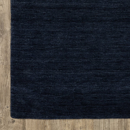 Hand Tufted Rug - Midnight Blue