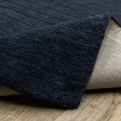Hand Tufted Rug - Midnight Blue